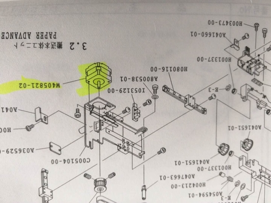 Motore W405821 del pezzo di ricambio di Noritsu QSS Minilab nuovo fornitore