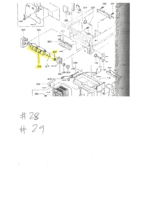 Parte 334G03204 e 322G03111 dell'unità di elaborazione del film di Fuji 232B Minilab fornitore