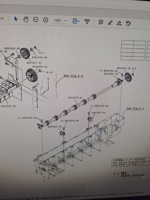 Parti migliori per l'ingranaggio di Noritsu QSS29 Minilab A053917-01 + B014584-01 + A093909 fornitore