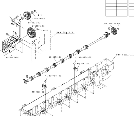 Parti migliori per l'ingranaggio di Noritsu QSS31 Minilab A053914-01 + B014584-01 + A093909 fornitore