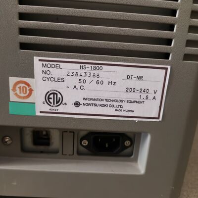 Stampante digitale Noritsu HS-1800 usata, sistema stand-alone, con portarullini 120AFC-II e 135AFC-II, controller EZ e computer host fornitore