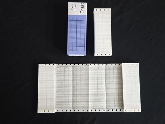 EL05060 Carta grafica, 0-1200°C, tipo fanfold & roll, carta di registrazione della temperatura per strumento pieghevole chino, carta da stampa da tavolo fornitore