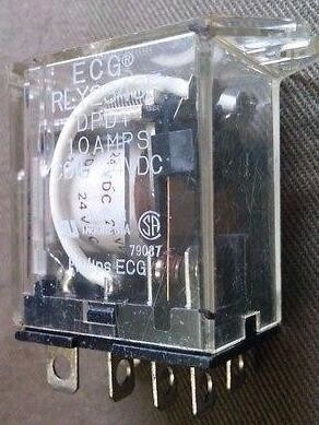 RELAY ECG RLY2343F DPDT 10AMPS COIL 24 VDC NORITSU MINILAB fornitore