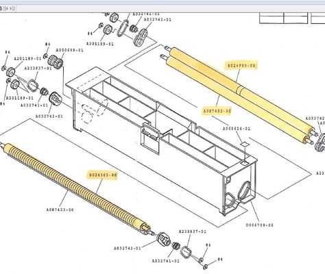 AA074137 A087423 B024363 A078885 A081790 Noritsu QSS29 32 un rullo bibulo di 34 75 3701 Minilab fornitore