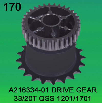 A216334-01 DRIVE GEAR TEETH-33/20 FOR NORITSU qss1201,1701 minilab fornitore