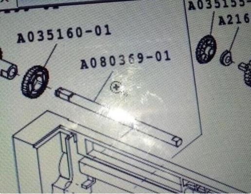 Asse del pezzo di ricambio di A080369 Noritsu Minilab fornitore