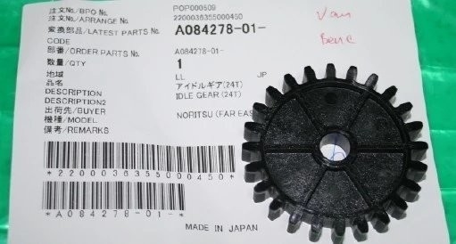 Ingranaggio A084278 A084278 01 del pezzo di ricambio di Noritsu Minilab fornitore