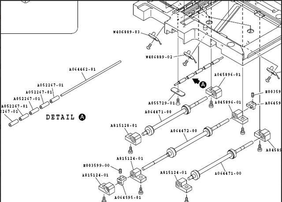Ring For Noritsu di gomma QSS28 29 30 sostituto del trasportatore di Minilab 120 per il numero del pezzo A064468X4PCS A064617X2PCS A064472X2PCS fornitore