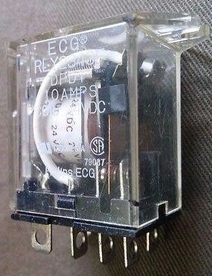 BOBINA 24 VCC NORITSU MINILAB DEL RELÈ RLY2343F DPDT 10AMPS DI ECG fornitore