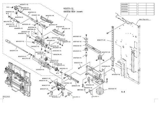 C005963 Noritsu 3001 parte di stampatore Movement Plate B di Qss3021 33 Minilab fornitore