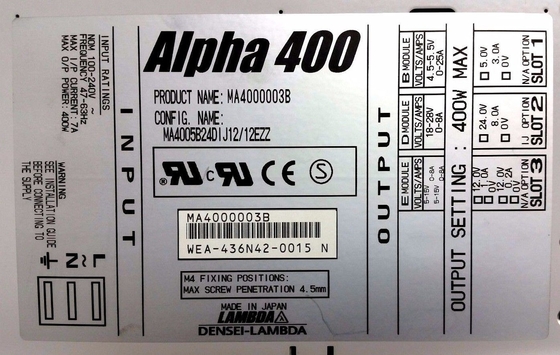 ALFA 400 dell'ALIMENTATORE IN CC di FP 363 563 Minilab di FRONTIERA di 125G03703 FUJI fornitore