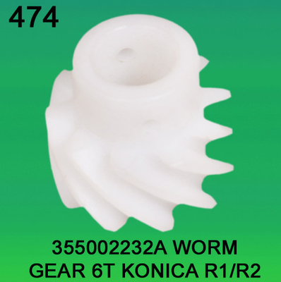 355002232A / 3550 02232A INGRANAGGIO A VITE TEETH-6 PER KONICA R1, minilab R2 fornitore