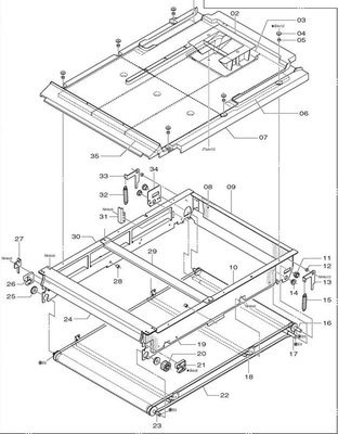 Rullo più asciutto di 334D1061323A 334D1134138A per la frontiera 550 570 Minilab di Fuji fornitore