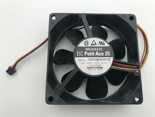 Fan 24vdc 80mm x 25mm del pezzo di ricambio di Minilab di frontiera 340 di Fuji da una stampante funzionante fornitore