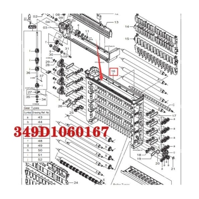 Piatto 349D1060167/349D1060167D del minilab di Fuji 550 fornitore