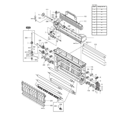 Piatto di 349D1060189C 349D1060189D 349d1060189, lato dello scaffale per Fuji 550/570 di minilab (PS1) fornitore